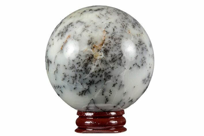 Polished Dendritic Agate Sphere - Madagascar #218923